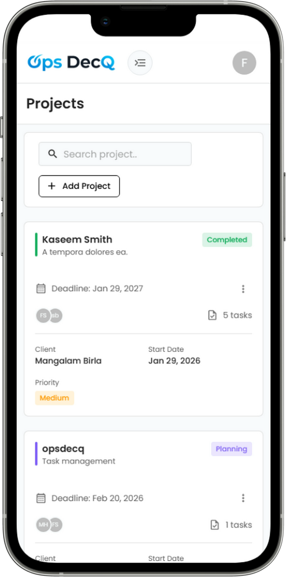 screen of Opsdecq Whatsapp chat